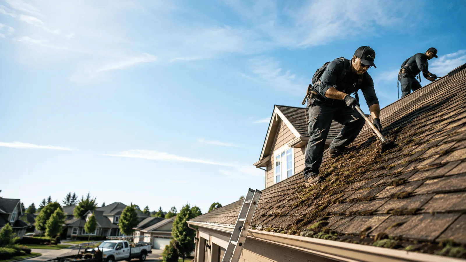 Roof Moss Removal in Corning, OH near me
